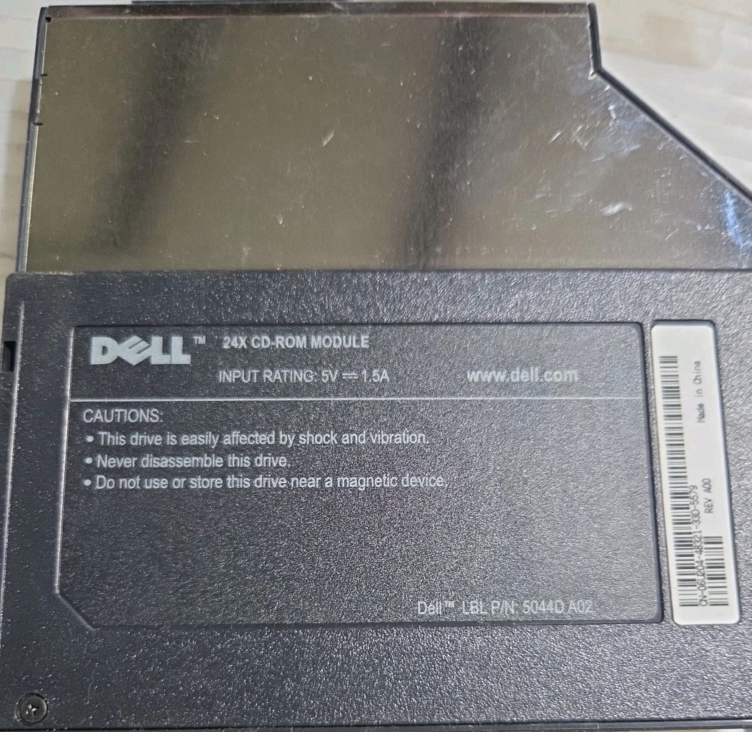 Dell 24X CD-ROM Module LBL P/N 5044D A02 Replacement