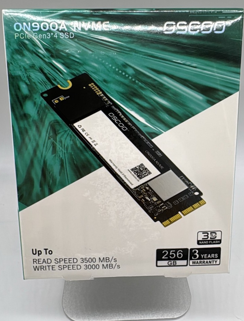 OSCOO ON900A 256GB M.2 NVMe PCIe Gen3x4 SSD Up to 3500MB/s