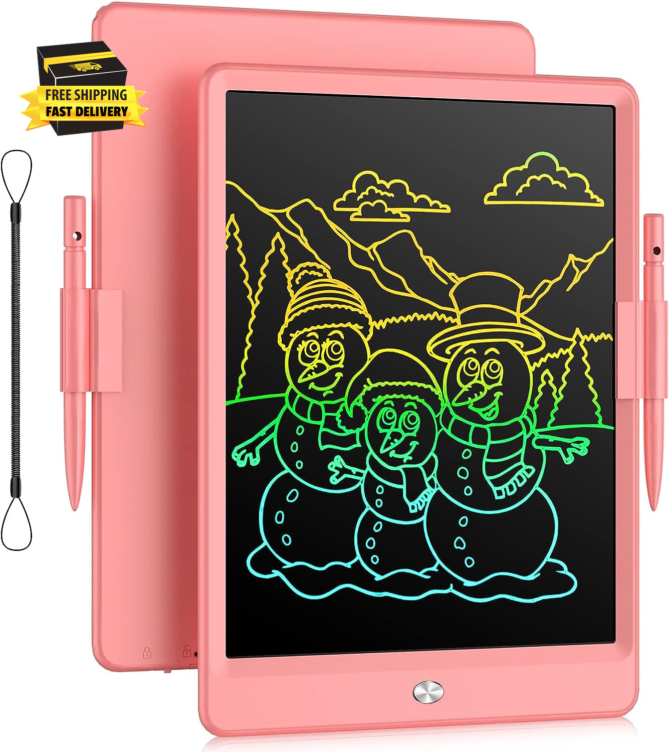 LCD Writing Tablet for Kids, Toys for Ages 5-7,10 Inch Colorful Drawing Tablet D