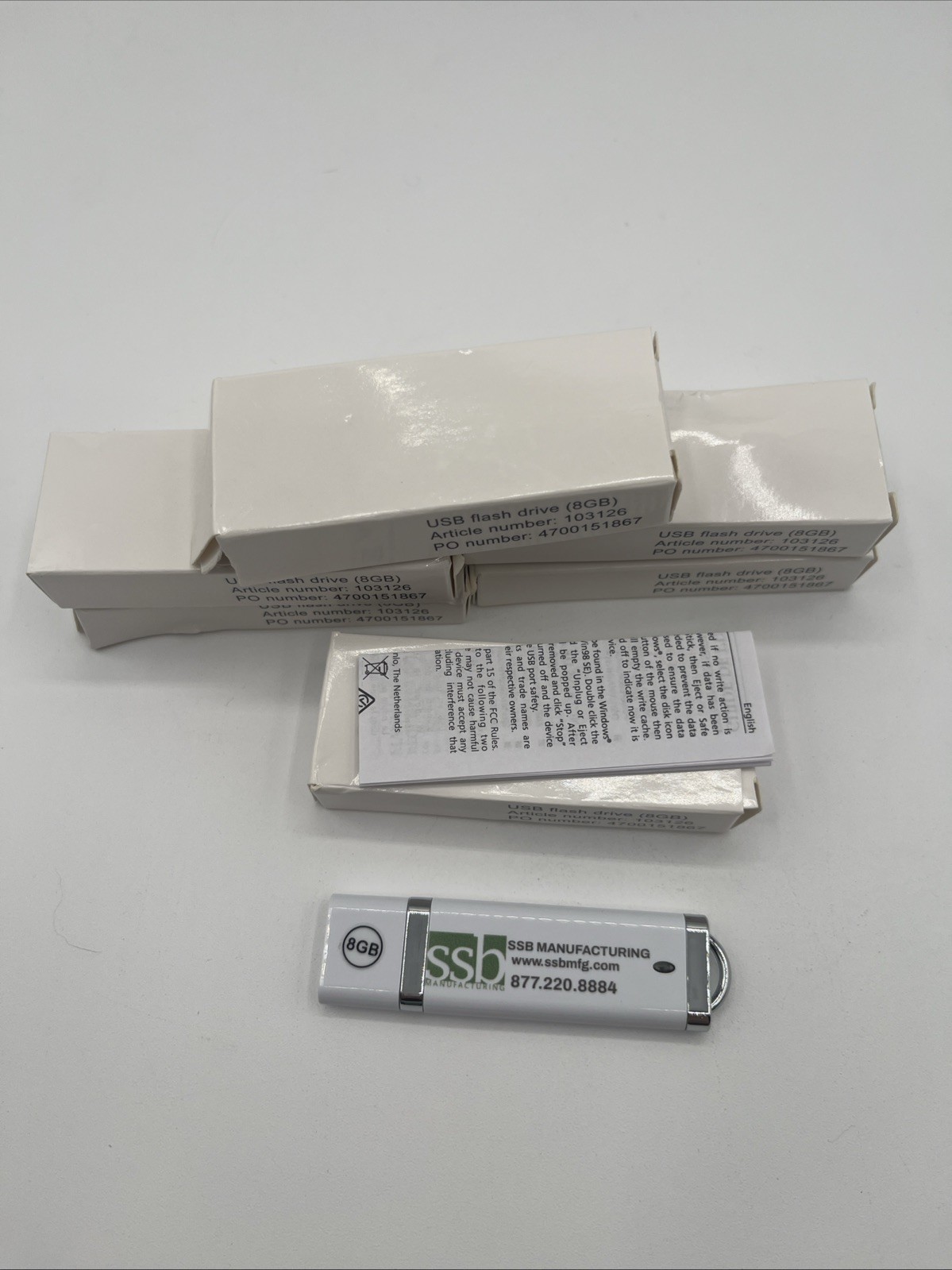 Wholesale/Lot/Bulk 6 Pack USB Flash Memory Stick Thumb Drive