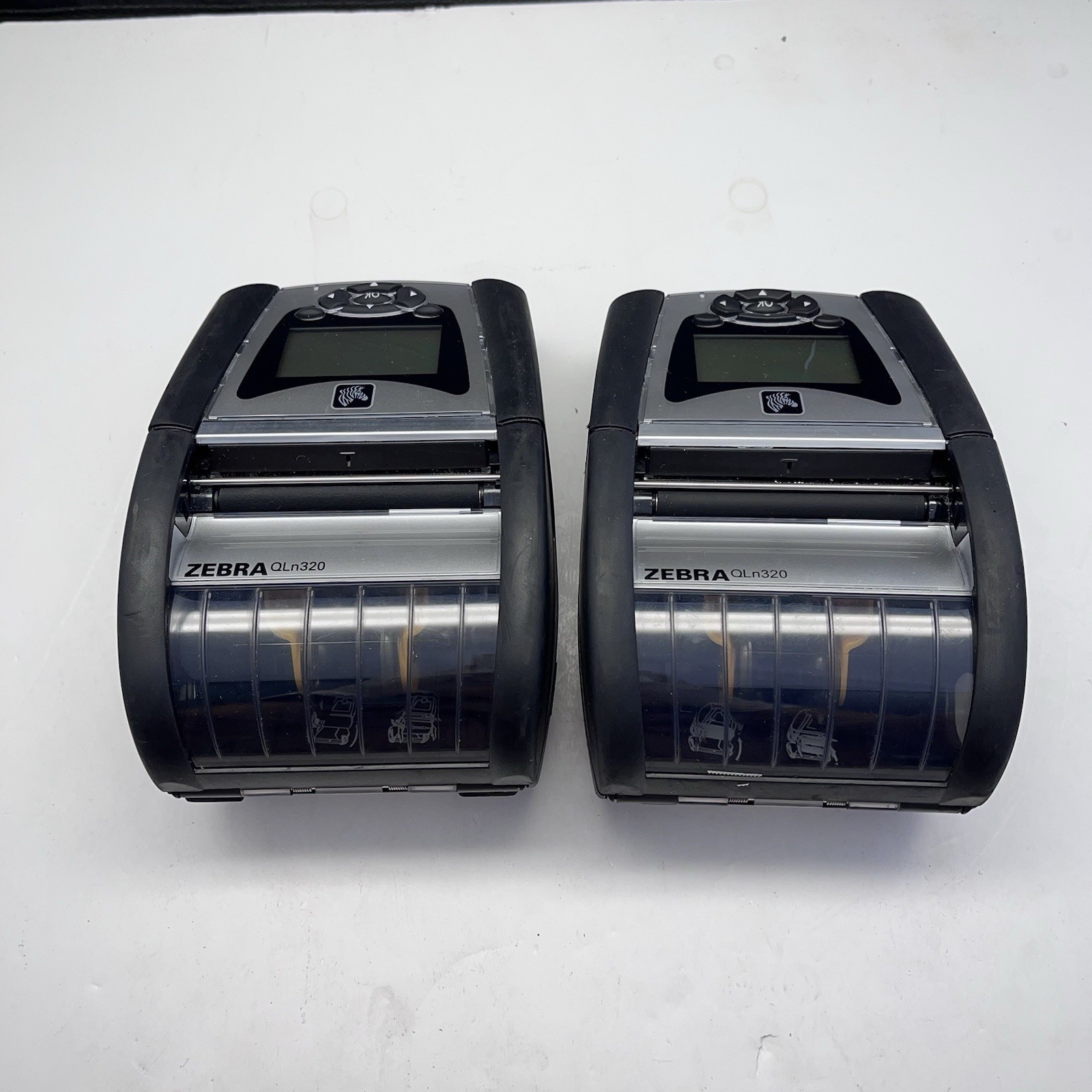 Zebra QLn320 Mobile Label Printers Bluetooth USB Sold As Is Lot Of 2 D1