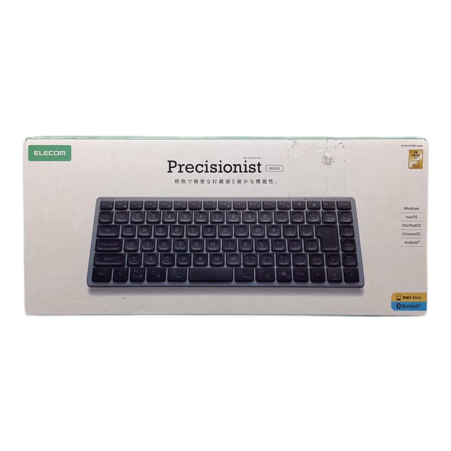 [Excellent] ELECOM TK-PN1075MPBK Keyboard From JAPAN