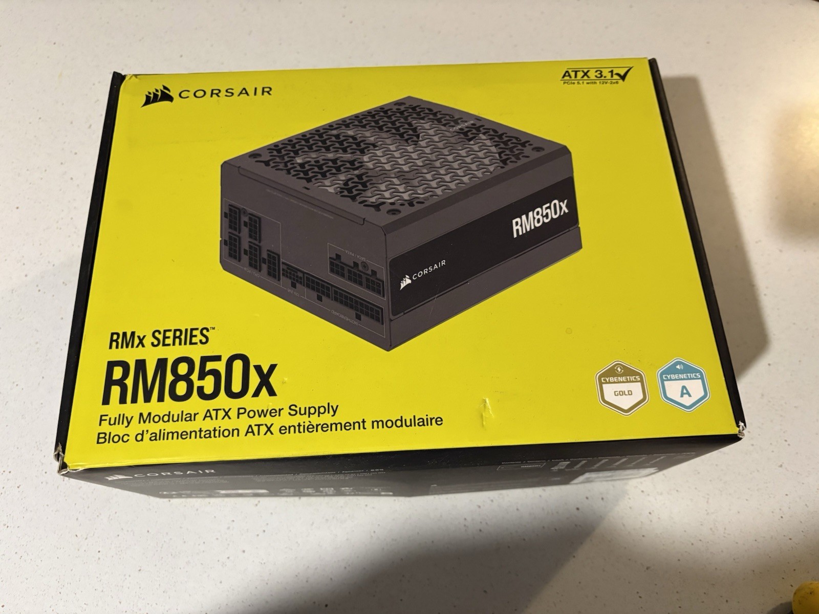 Corsair RM850x 850W ATX Fully Modular PSU Black w/ 12V-2x6 Connector
