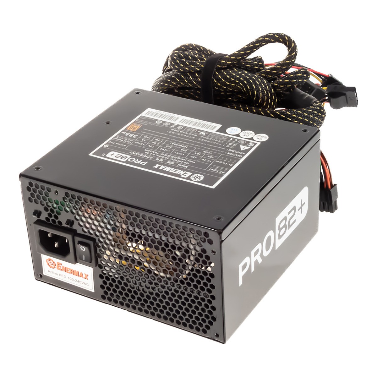 Power Supply ENERMAX PRO82+ II EPR385AWT 385W 80+ BRONZE ATX 24-PIN ATX12V PCIe
