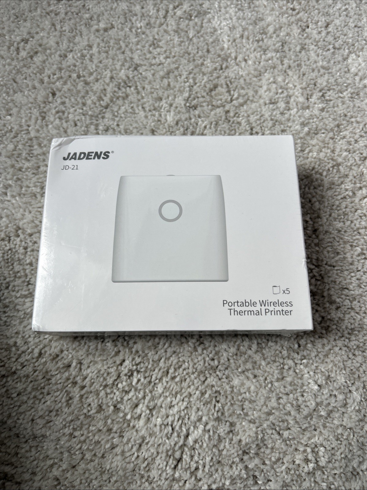 Jaden’s JD-21 Portable Wireless Thermal Printer White