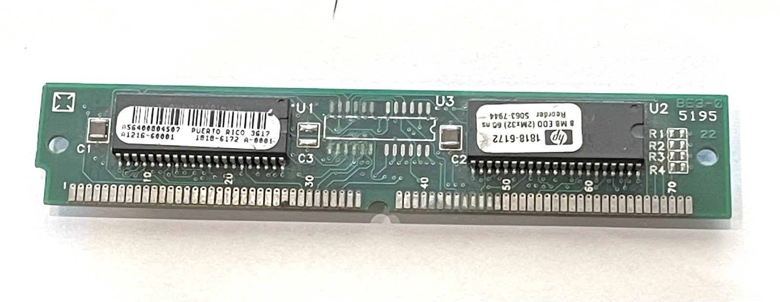 HP 1818-6172 8MB EDO RAM Memory Module 60ns 2Mx32 Reorder HP 5063-7944