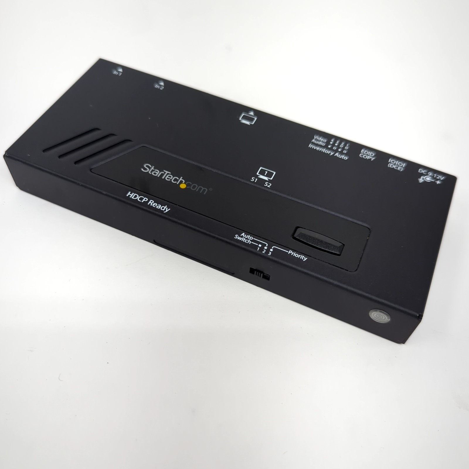 StarTech.com 2-Port HDMI Switch 4K VS221HD4KA Auto Priority Switcher HDCP