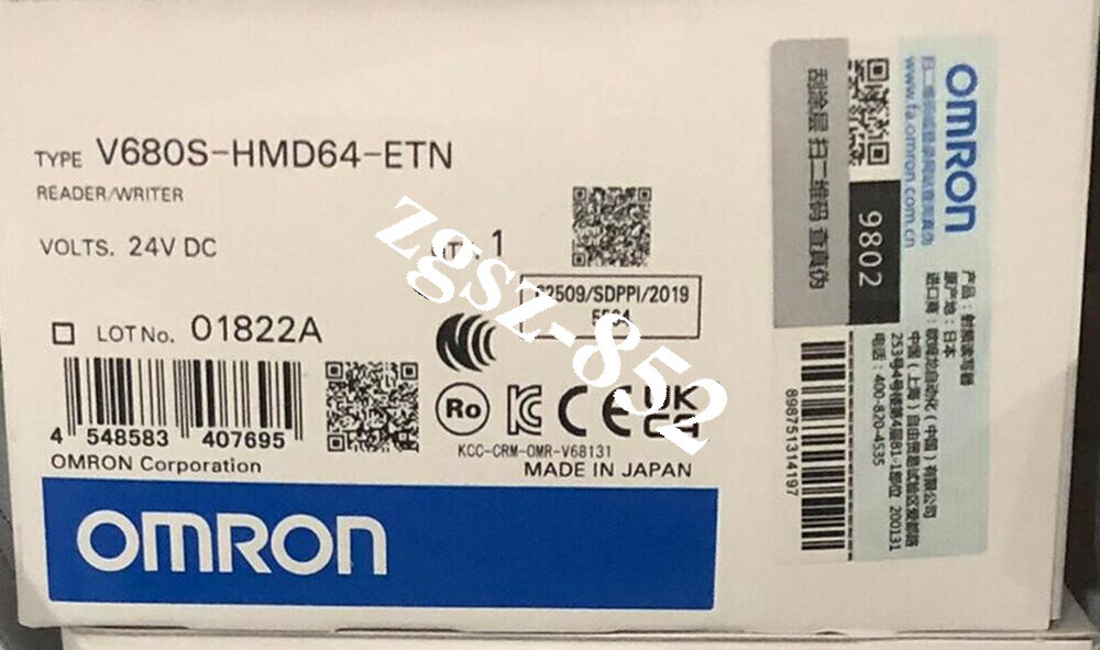 Omron RFID reader V680S-HMD64-ETN Brand New Fast Shipping FedEx or DHL