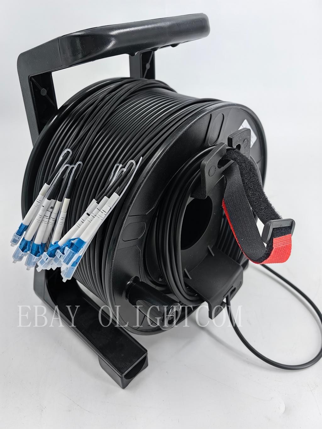 100M LC-LC Outdoor Armored Singlemode 6 Strands with Fiber Tactical Cable Reel