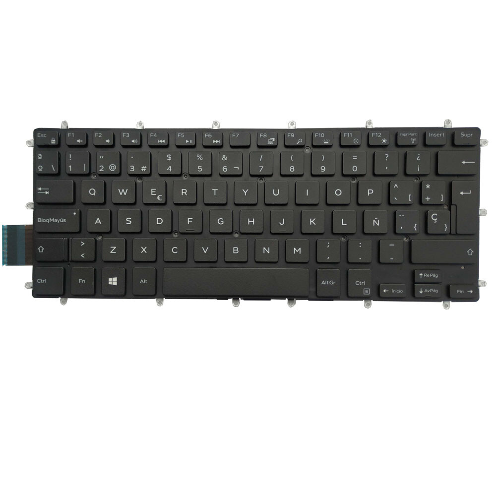 For Dell Inspiron 7370 7373 7368 7570 7573 7472 7572 Latin Spanish Keyboard