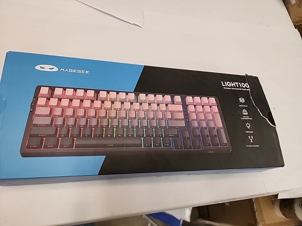 MageGee LIGHT100 Wireless Creamy Keyboard Shipped Next Day