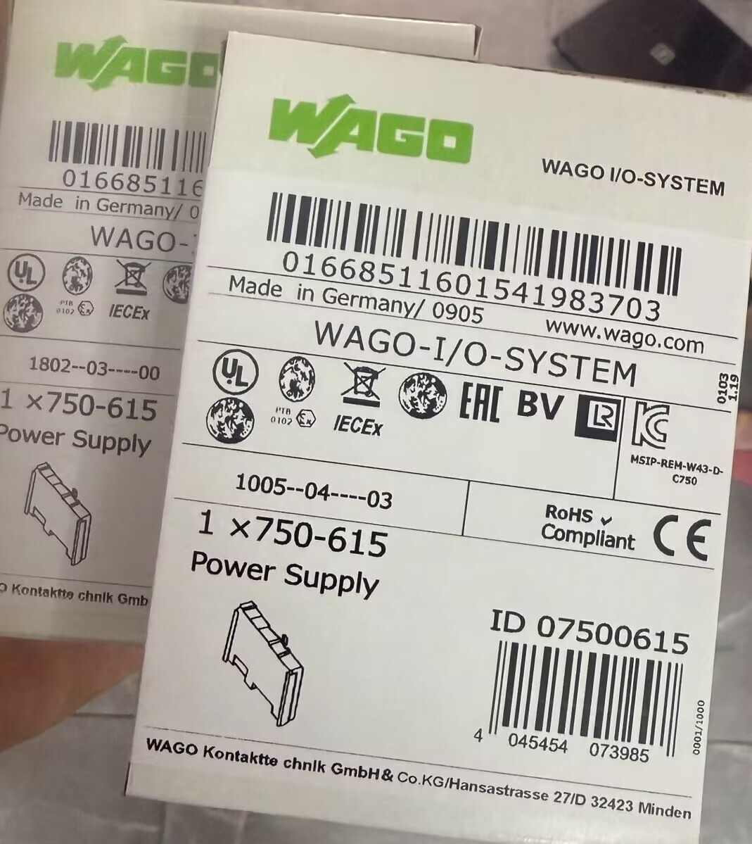 1PC New WAGO 750-615 Programmable Logic Controller Module fedex or DHL