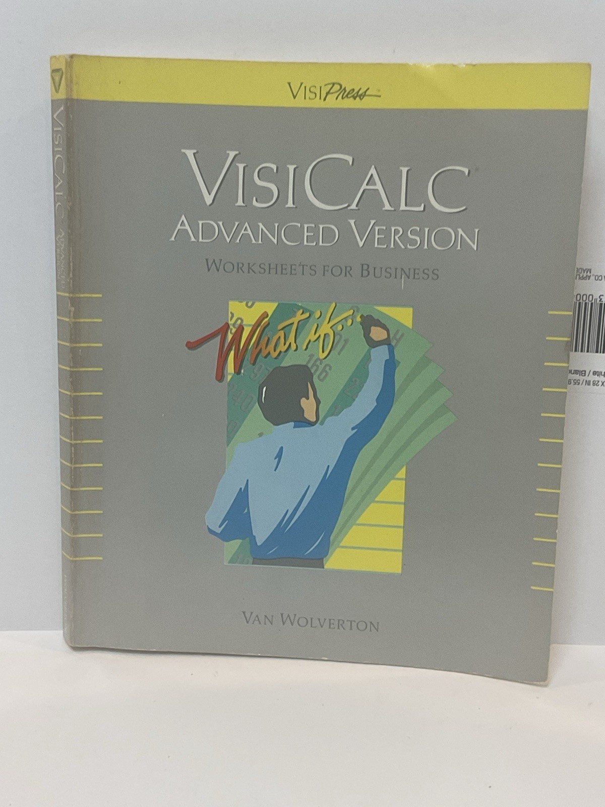 Vintage Book Apple II Commodore IBM VISICALC Advanced Version Van Wolverine