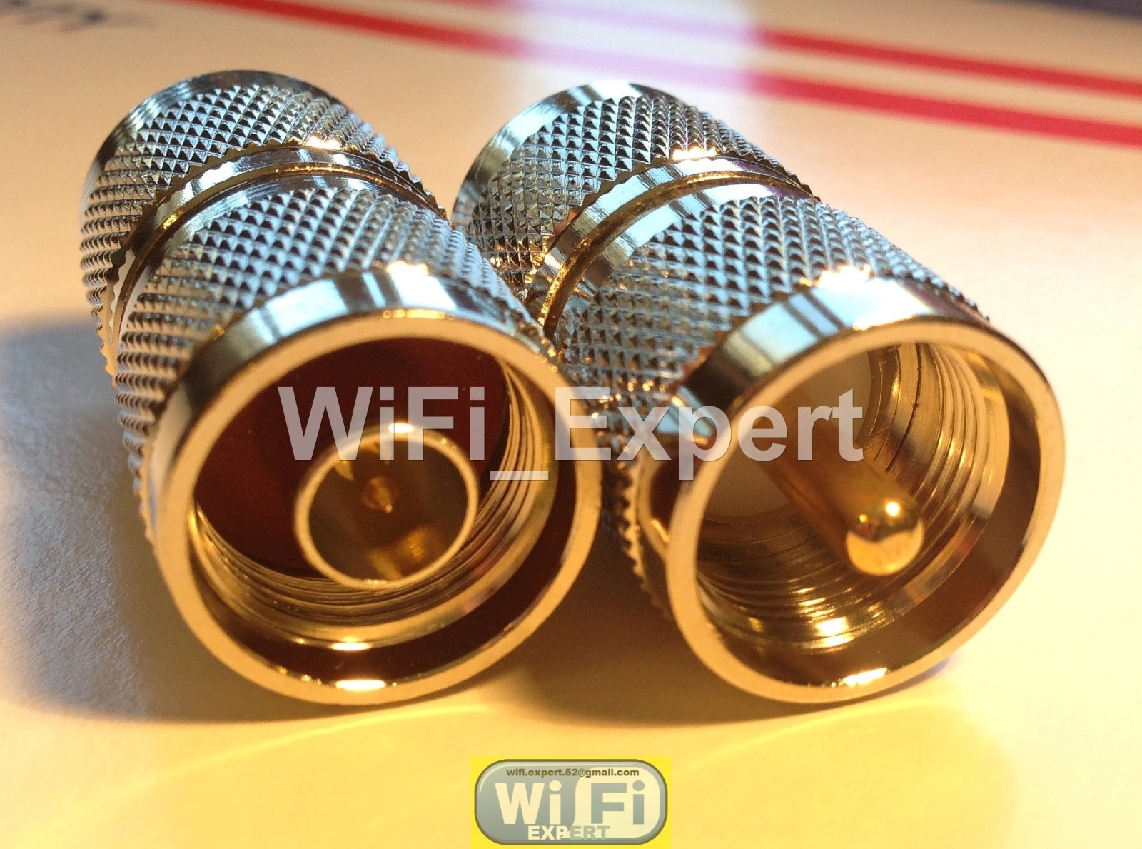 UHF PL-259 PL259 Male Plug to N male Straight Radio Connector Adapter RF USA