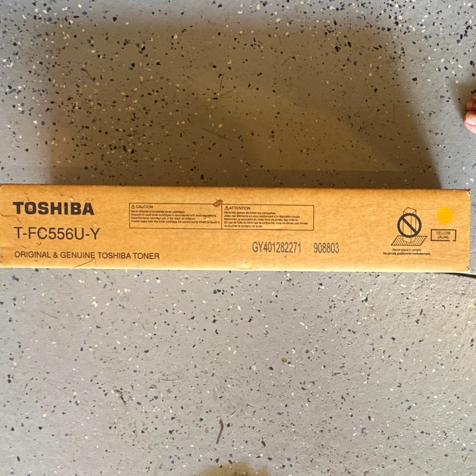 Toshiba T-FC556U-Y Genuine/Original Yellow Laser Toner Cartridge
