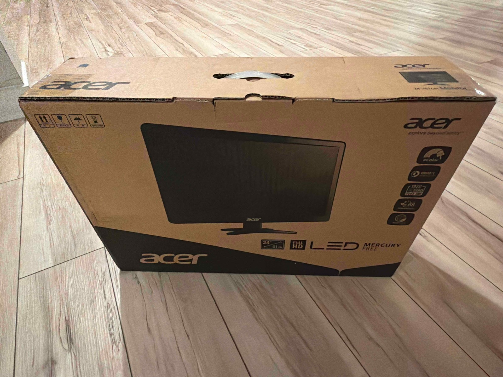 NEW SEALED Acer G246HL Abd 24” Full HD 1080p LED LCD Monitor 60Hz VGA DVI
