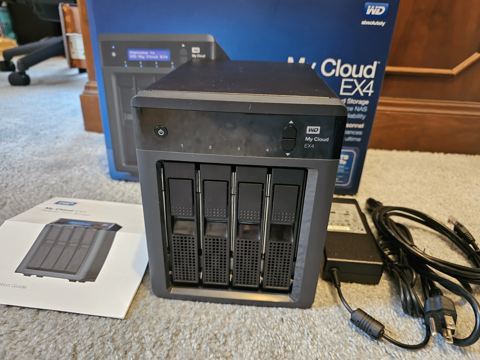 Western Digital WD My Cloud EX4 16 TB Network Attached Storage NAS w/ 4 WD Red