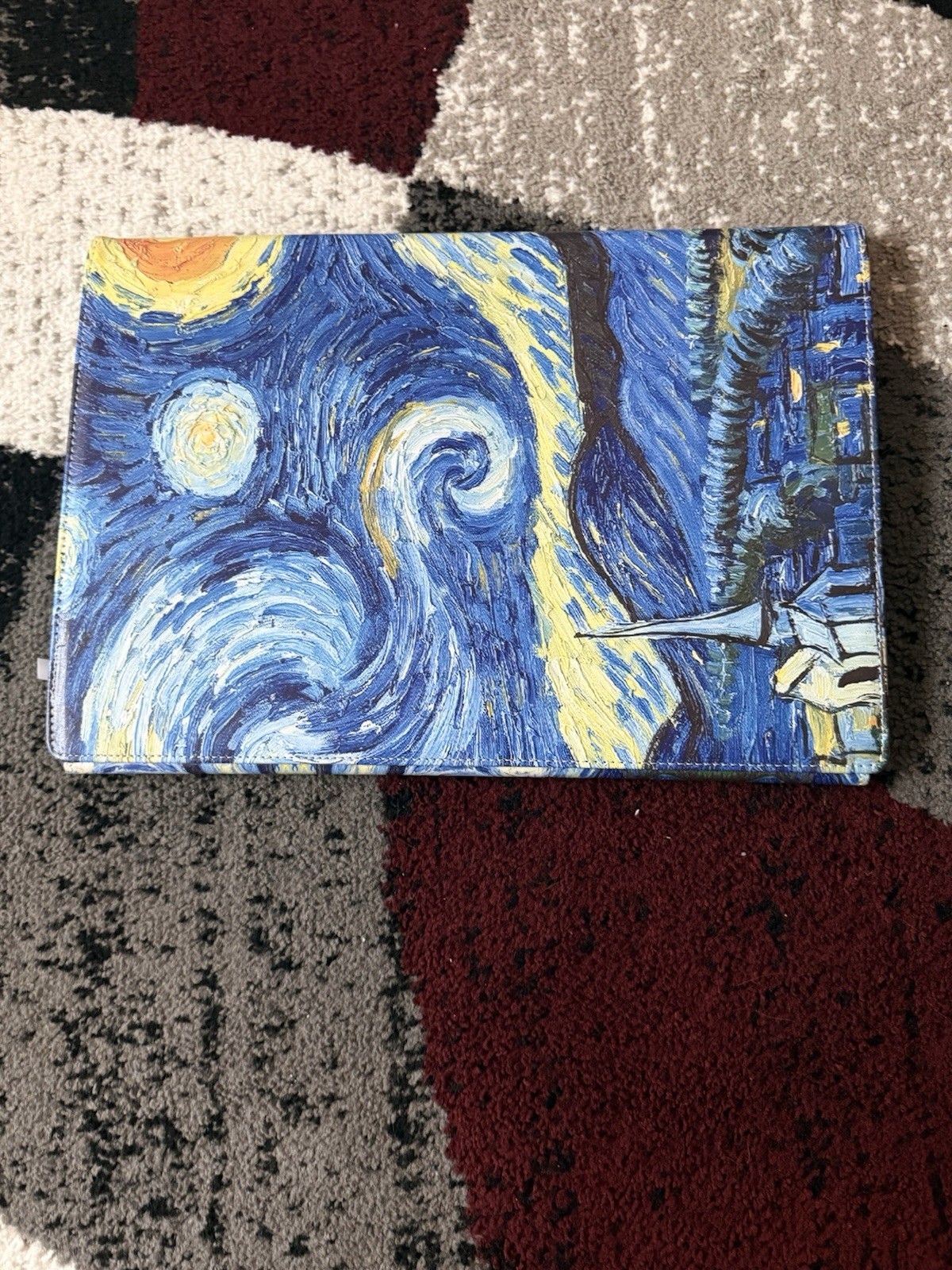 Van Gogh Starry Night Drawing Computer Case Never Used