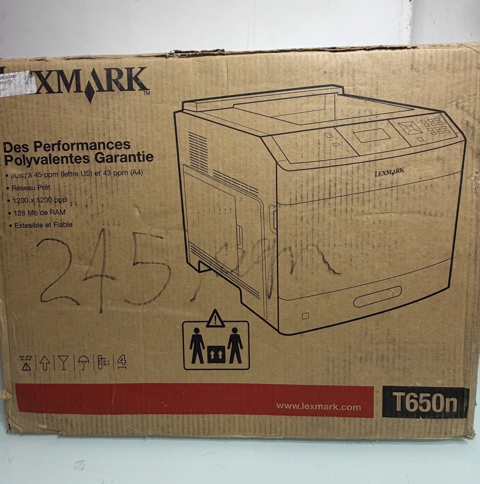 Lexmark T650N WorkGroup Laser Printer/Rare New in Box
