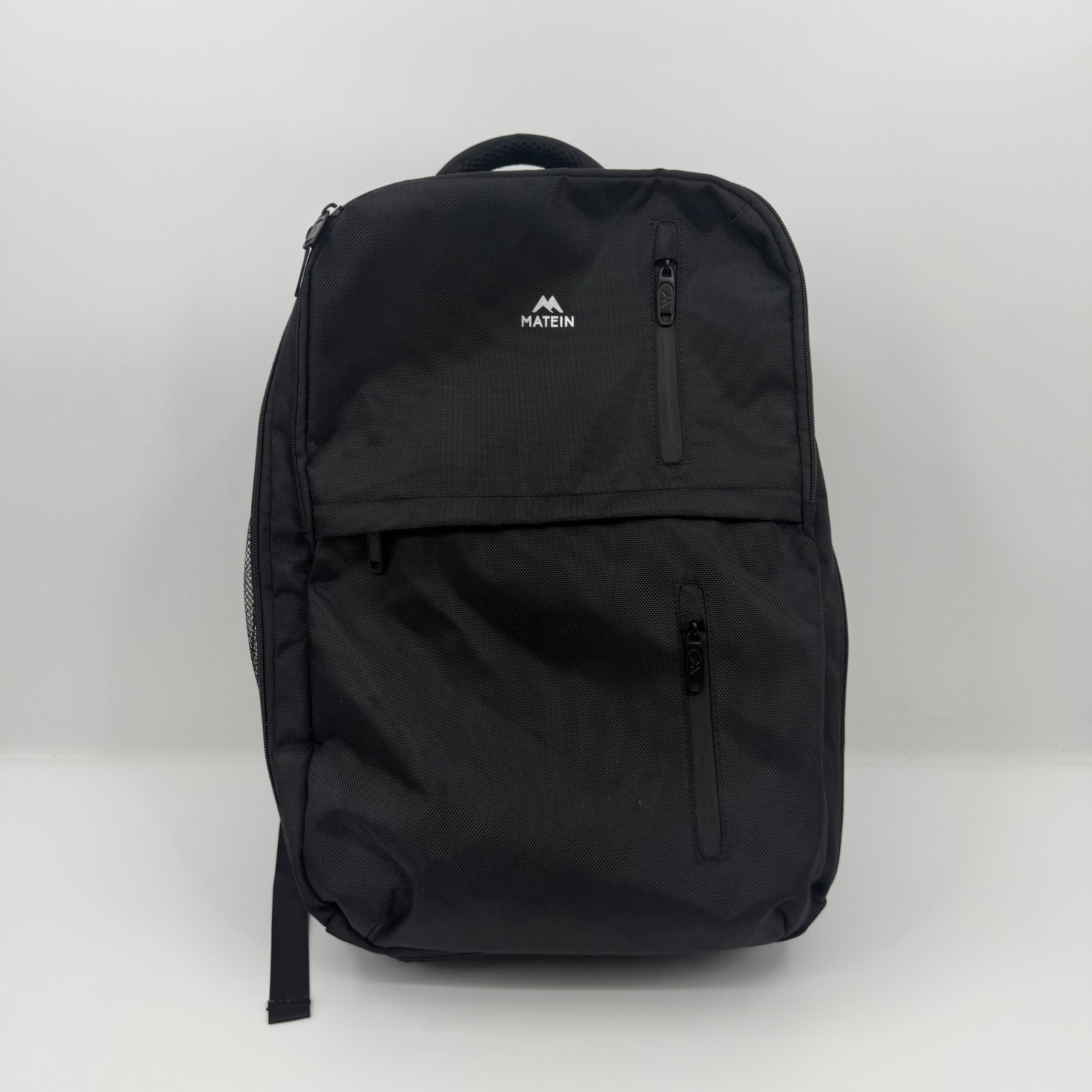 Matein Travel Backpack Large Black Fits 15.6 Inch Laptop Water Resistant