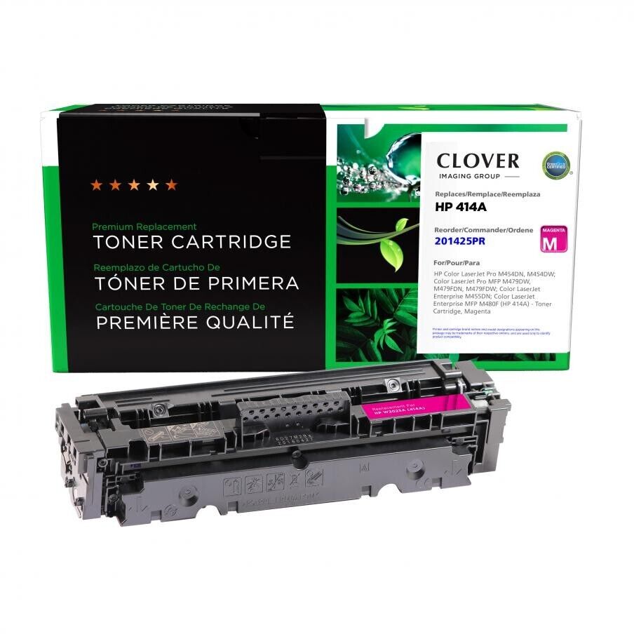 Clover Imaging Magenta Toner Cartridge HP 414A (W2023A) 2100 Page