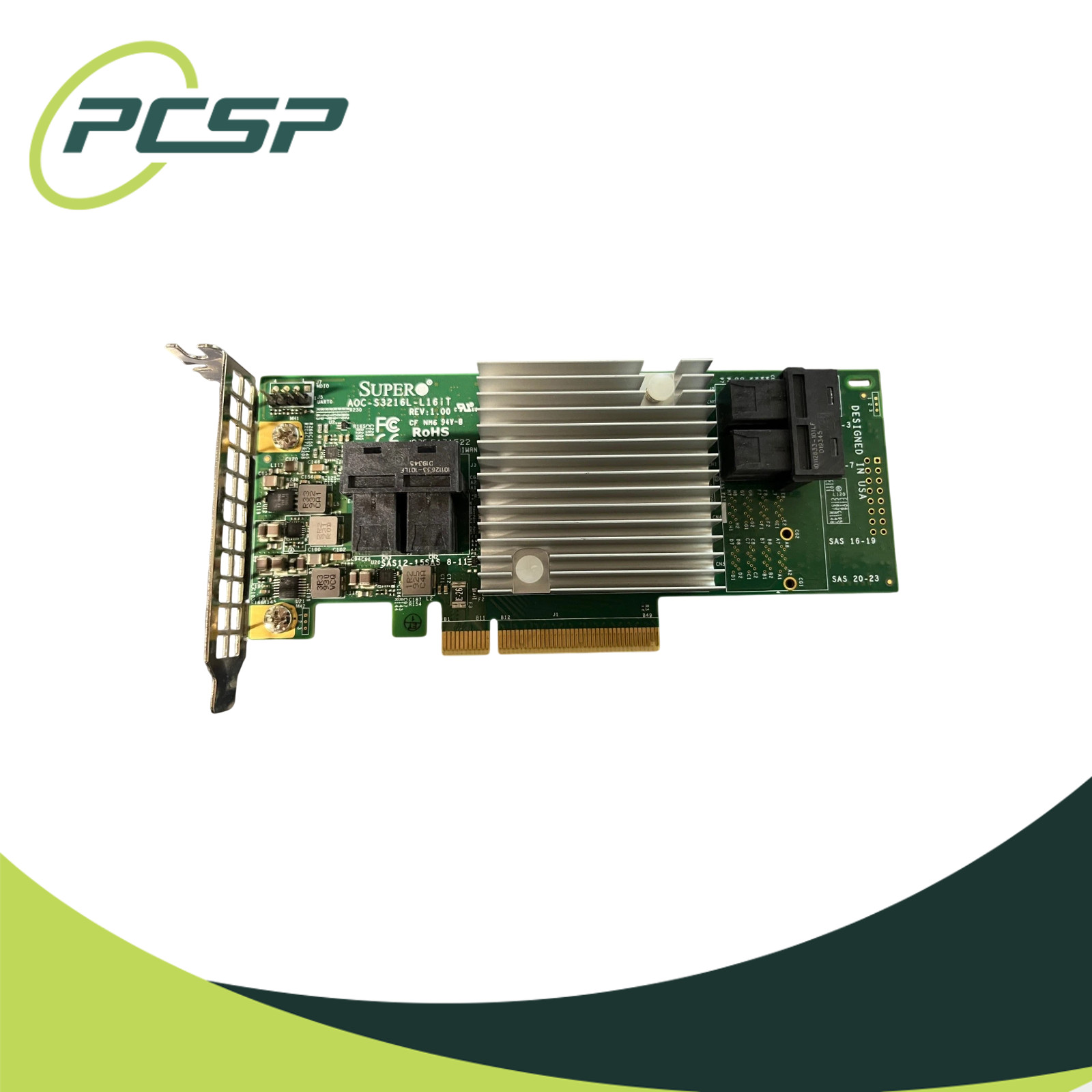 Supermicro AOC-S3216L-L16IT 16-Port 12Gb/s SAS SATA HBA PCIe Controller