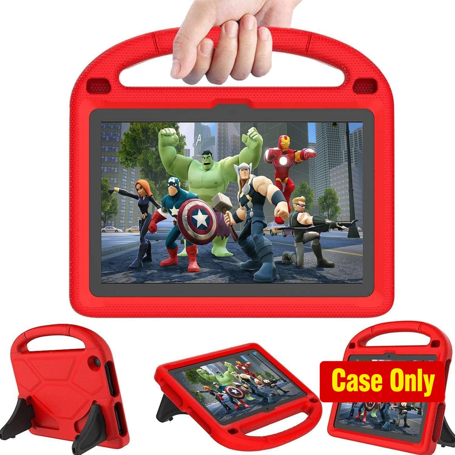 Case for New Tablet 10'' 2023, Adjustable Stand, Lightweight Shockproof Cover -