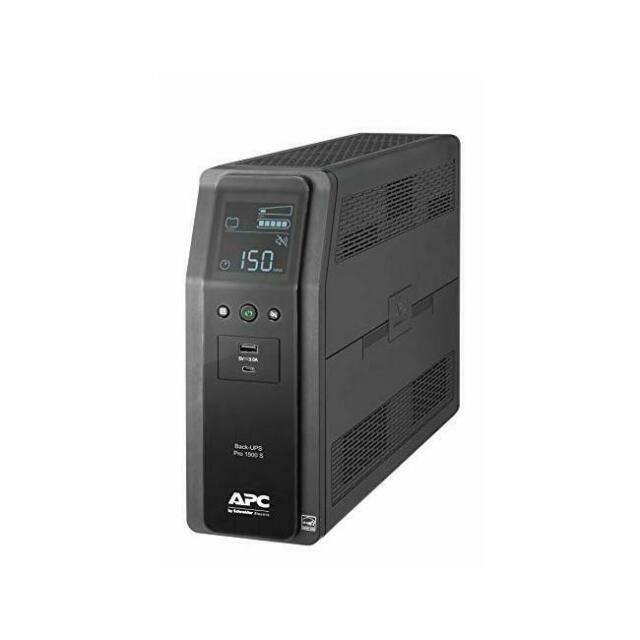APC - BR1500MS2 - Back UPS PRO 1500VA Line Interactive Tower - 10 Outlets