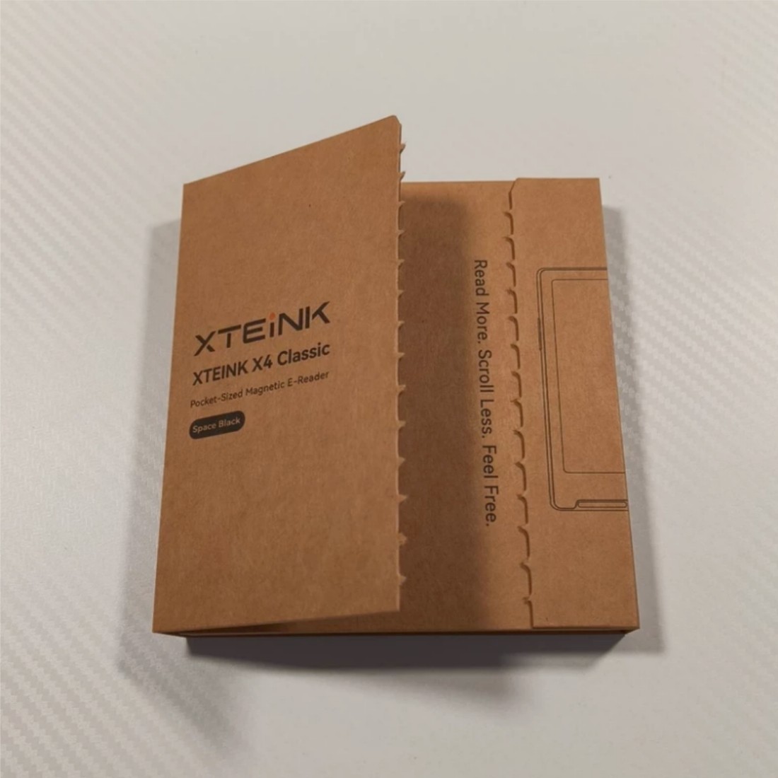 Xteink X4 Classic 4.3" Magnetic E-Ink Reader 4.9mm 74g 220PPI Black/White