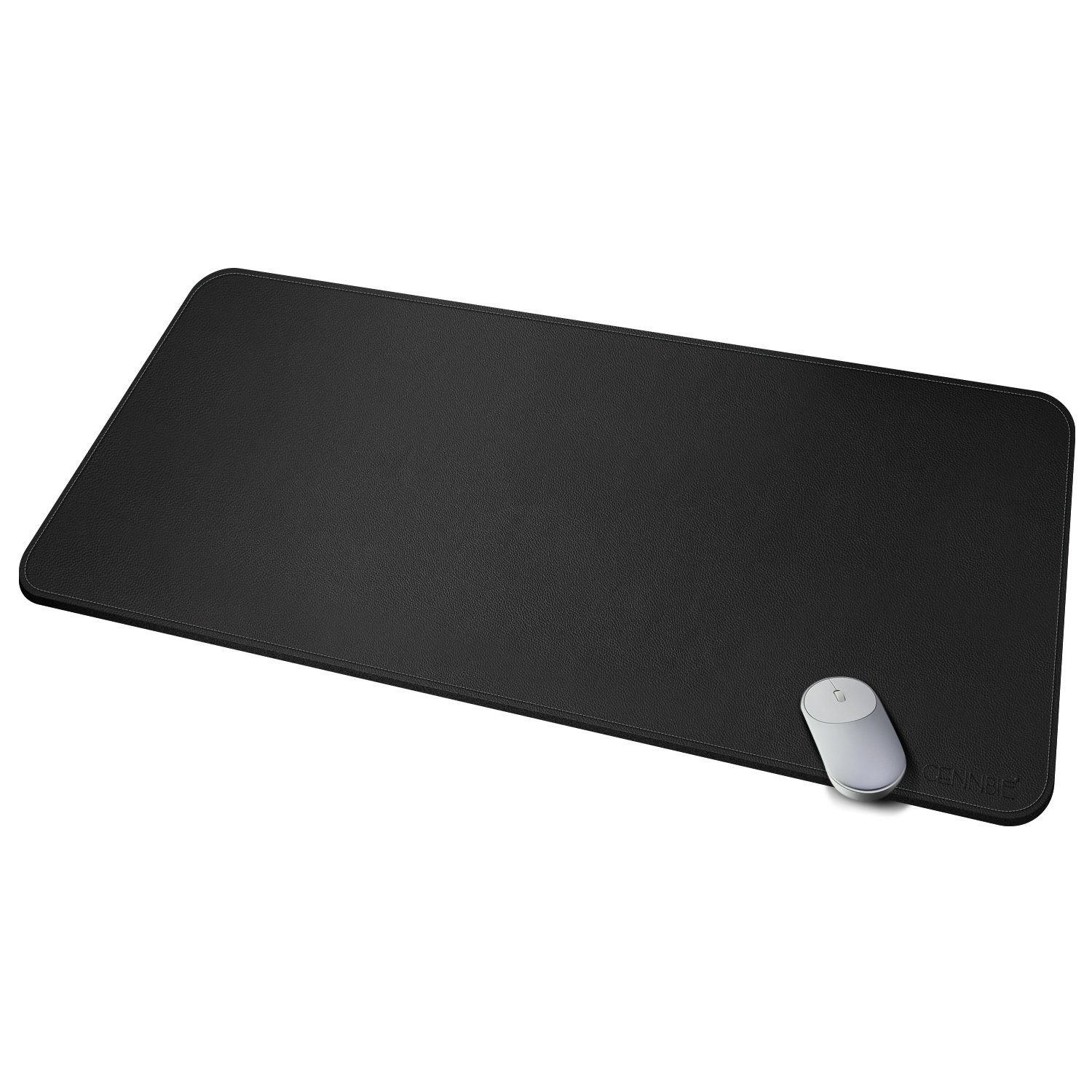 Extra Large Leather Desk Mat Pad Blotter Laptop Keyboard Mat 39.3x19.6 Inch