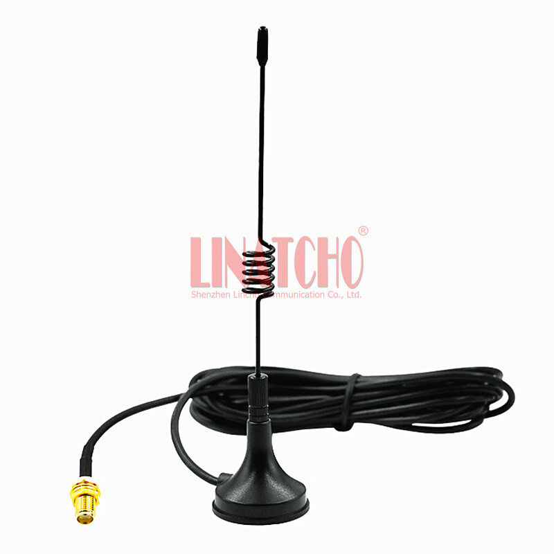 3 Meters SMA Female RG174 Cable 433MHz Walkie Talkie External Small Omni Antenna