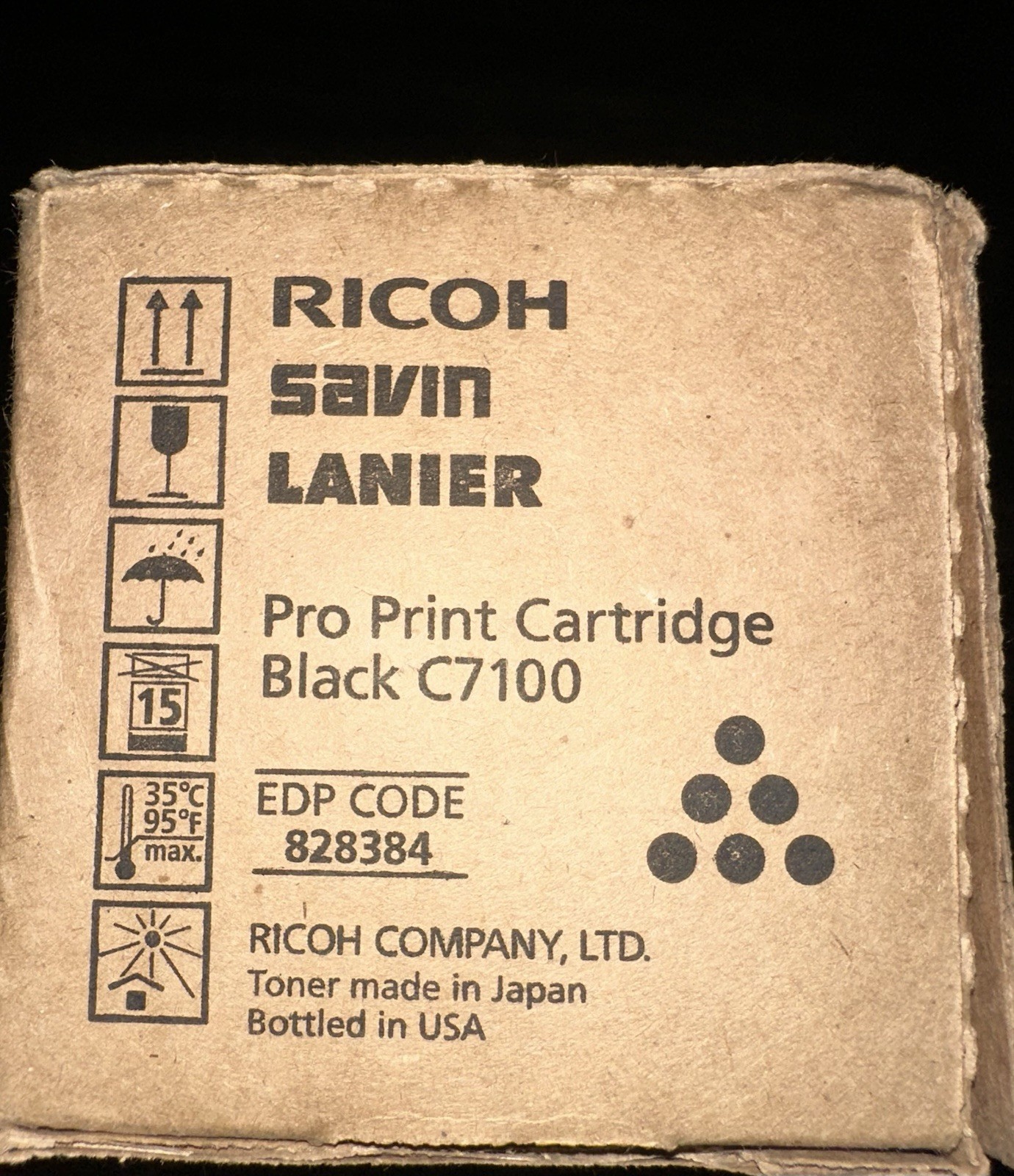 Ricoh 828384 Black Toner Cartridge