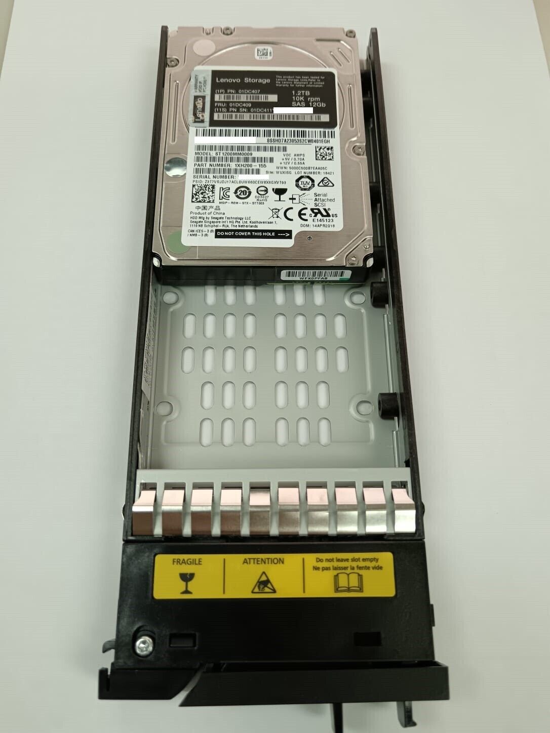 Lenovo Storage 01DC409 01DC407 01DC411 ST1200MM0009 1.2TB 12Gb SAS HDD