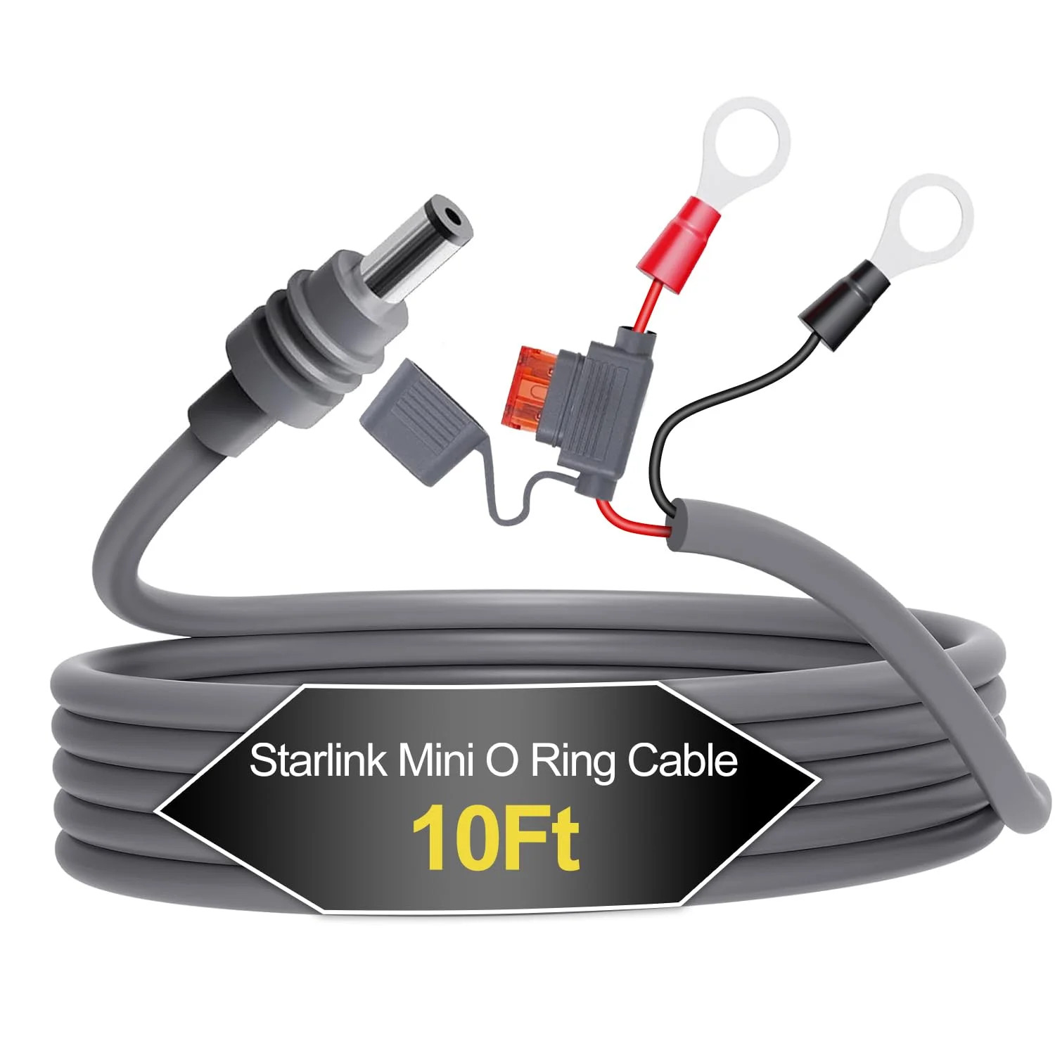 Starlink Mini O Ring Connecters Extension Cable, 18AWG, Starlink Mini Direct Bat