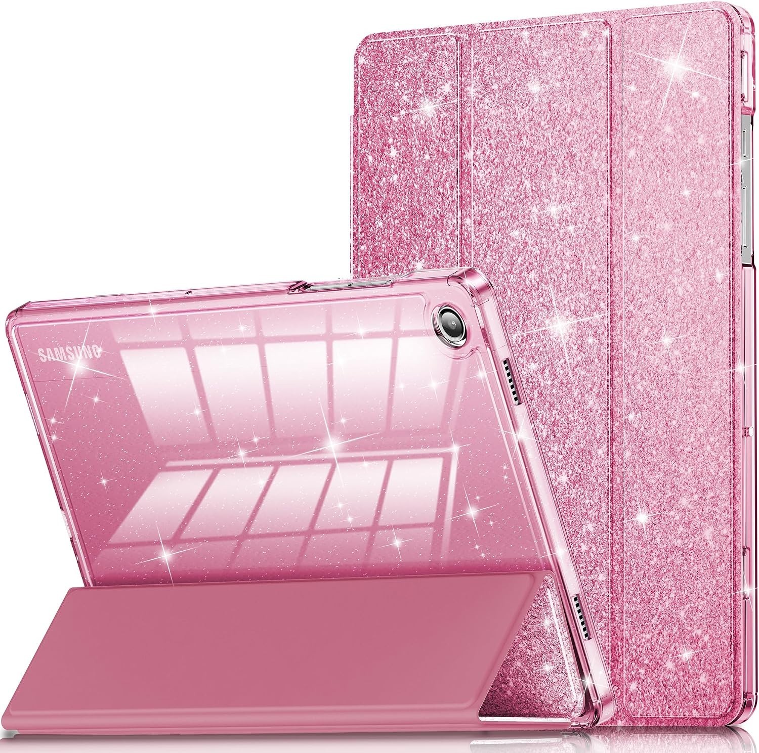 INFILAND Case for Samsung Galaxy Tab A11+Plus/A9+ A11 Plus, Pink 