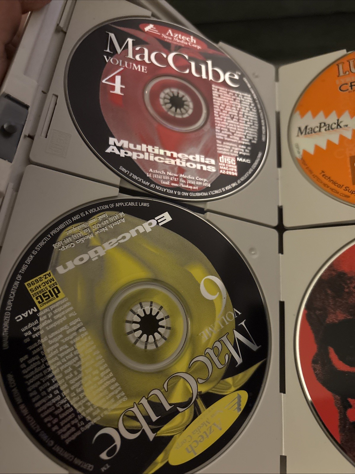 Lot Of Vintage Mac Discs