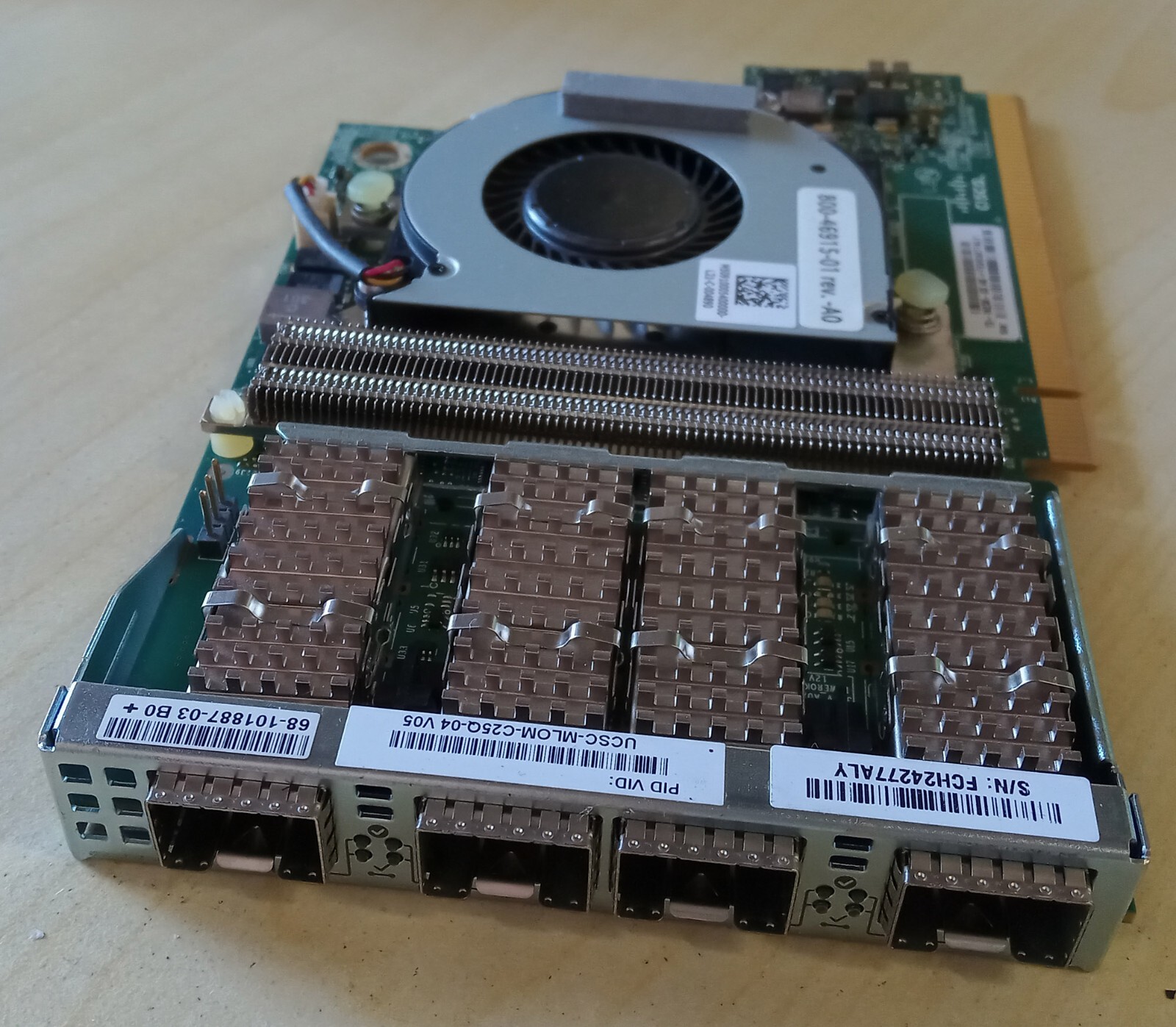 Cisco UCSC-MLOM-C25Q-04 V05  Quad-Port 25GB 73-19238-03 Daughter Board