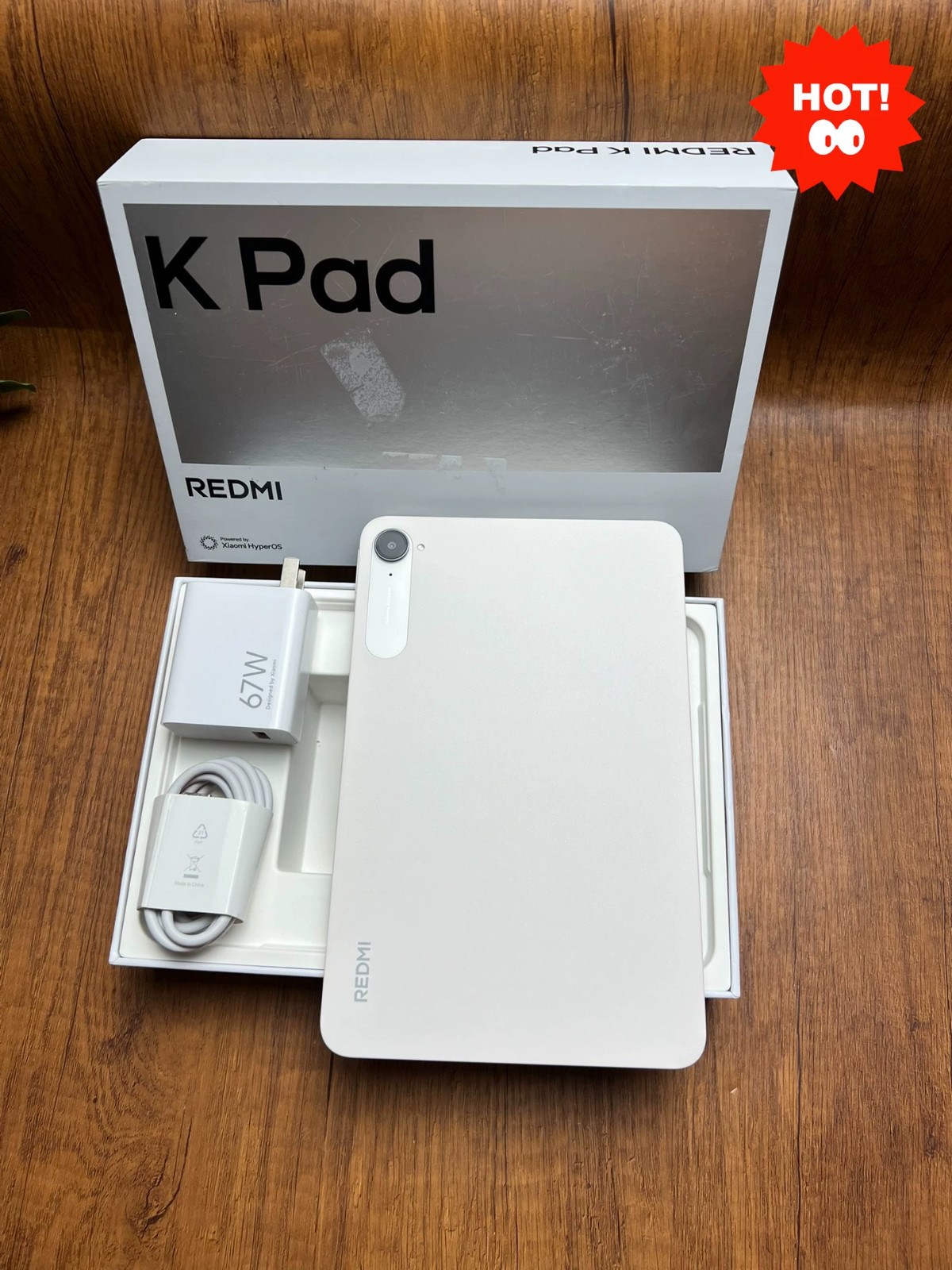 REDMI K Pad Gaming Tablet 8.8" 3K 165Hz LCD Dimensity 9400+ 12GB+256GB WiFi‑Only