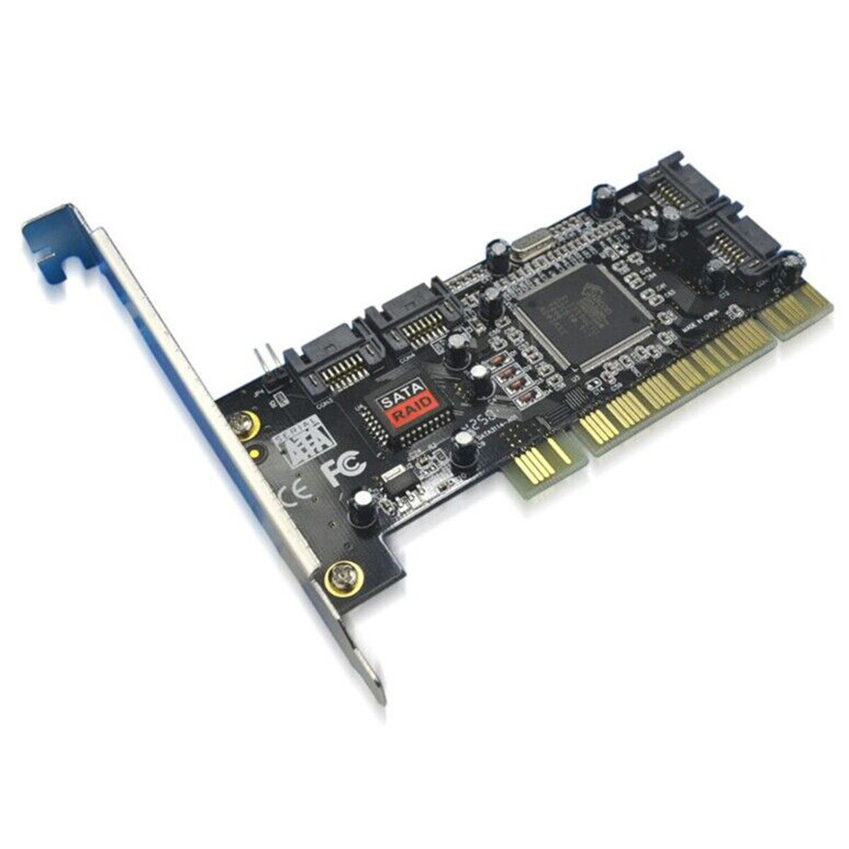 PCI To 4 Ports SATA Controller RAID CARD PCI Sata Sil3114 Supports 3TBx4 HDD