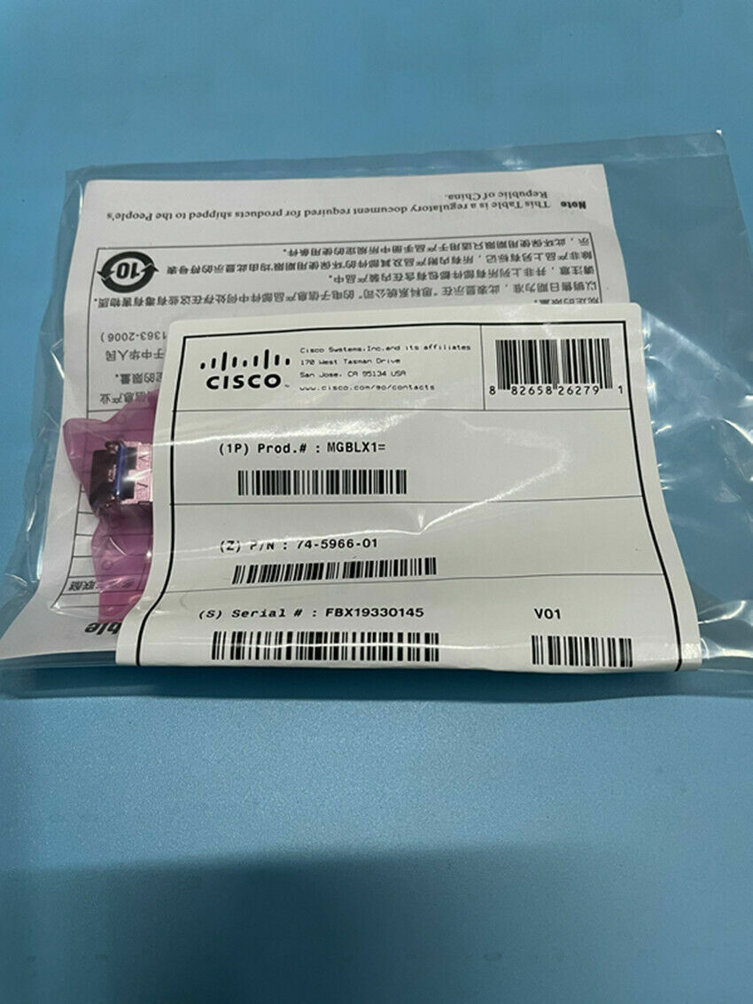 new Cisco MGBLX1 Systems 1000Base-LX SFP Transceiver