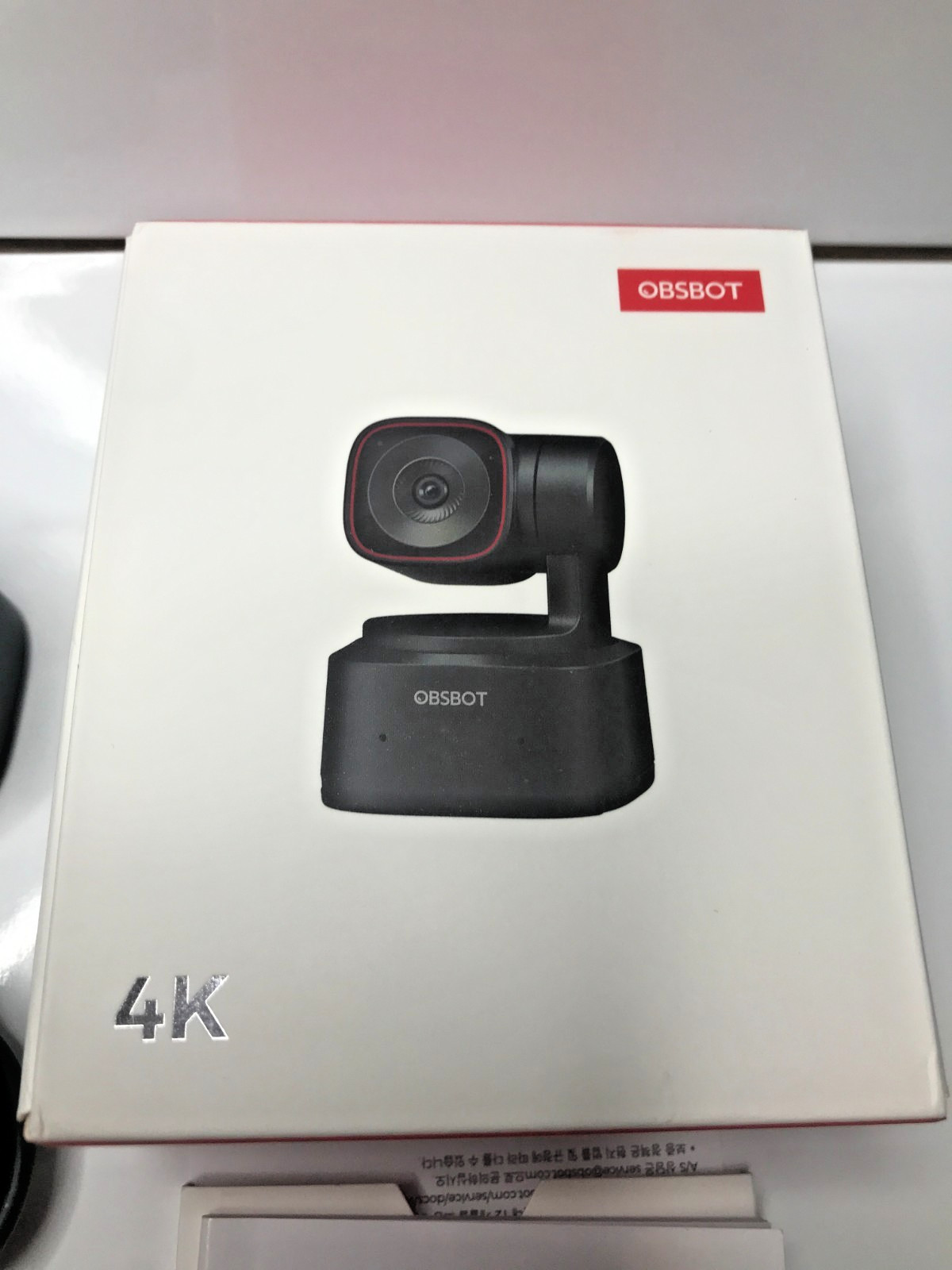 OBSBOT Tiny 2 Lite AI-Powered 4K PTZ Webcam Auto Tracking Streaming