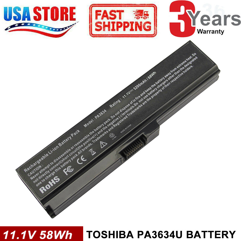 Battery for Toshiba Satellite PA3634U-1BAS PA3634U-1BRS A660 A665 L650 L700 C65