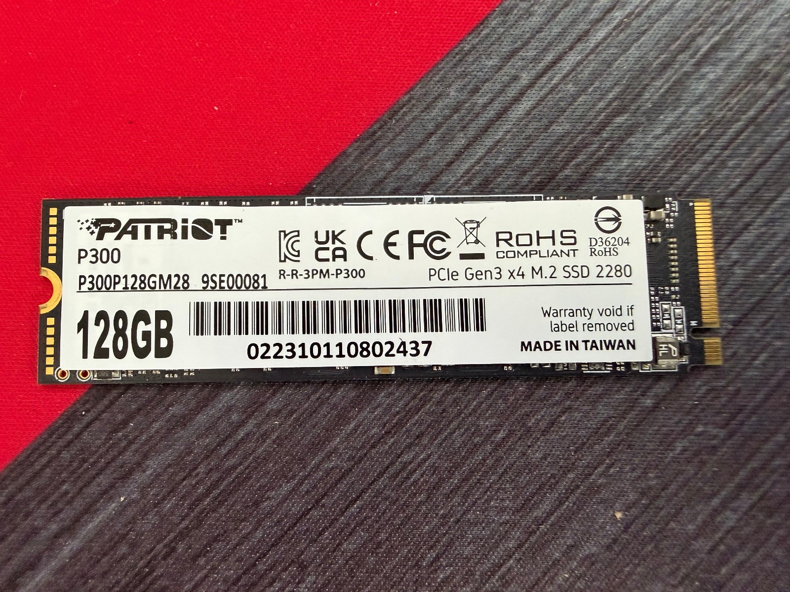 Patriot P300 128GB M.2 2280 NVMe SSD PCIe Gen3 x4 TESTED