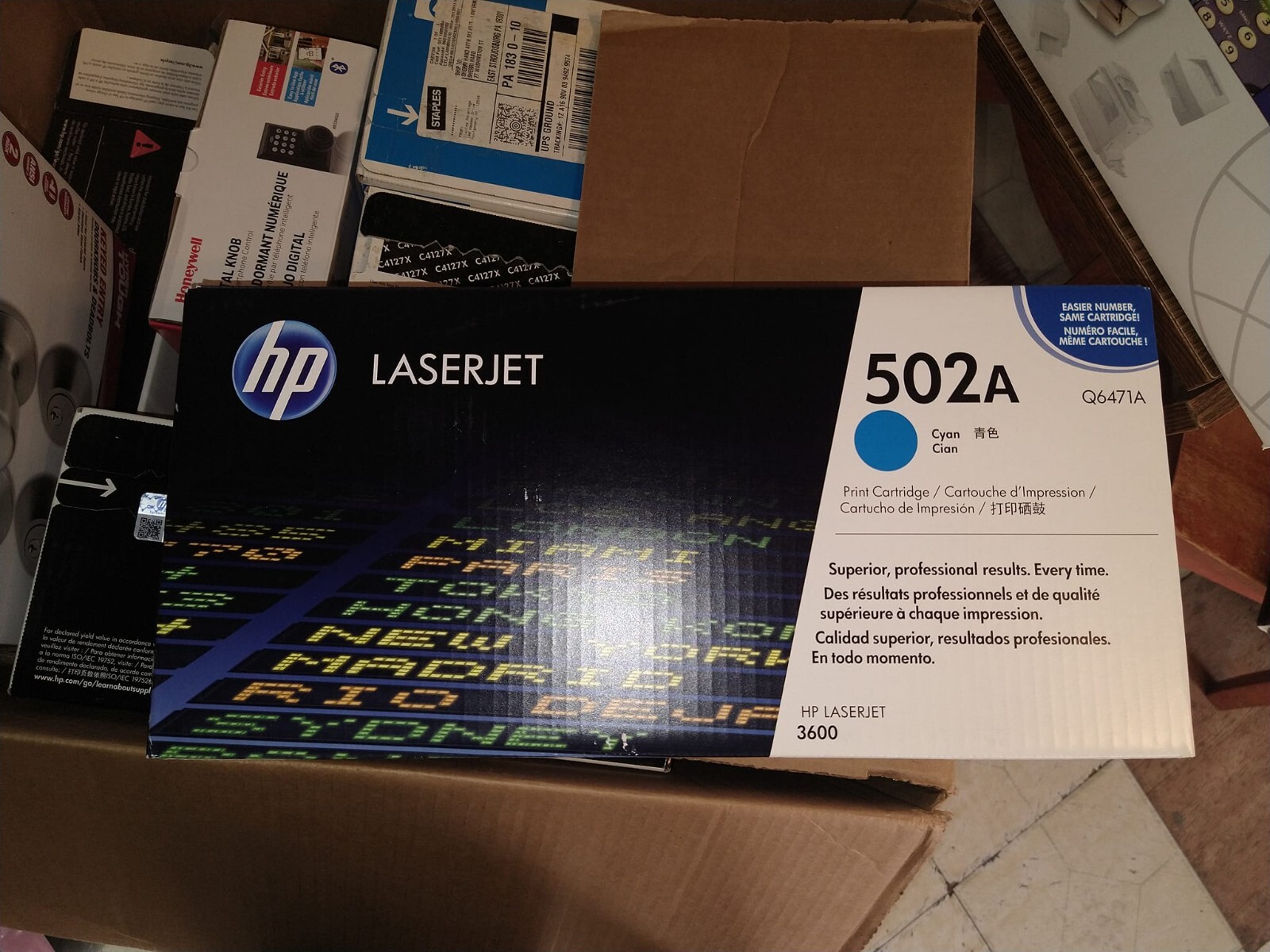 HP 502A Cyan Standard Yield Toner Cartridge (Q6471A)New Sealed 50% OFF RETAIL
