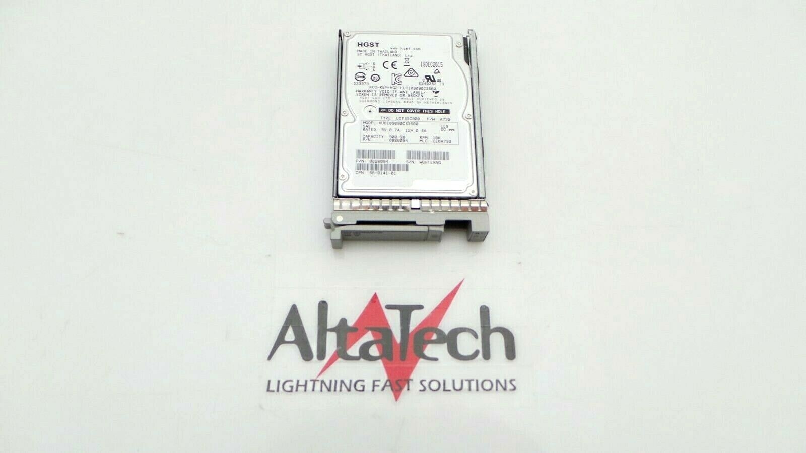 Cisco UCS HGST 900GB 6GB SAS 10K 2.5" HDD Hard Disk Drive UCS-HDD900GI2F106