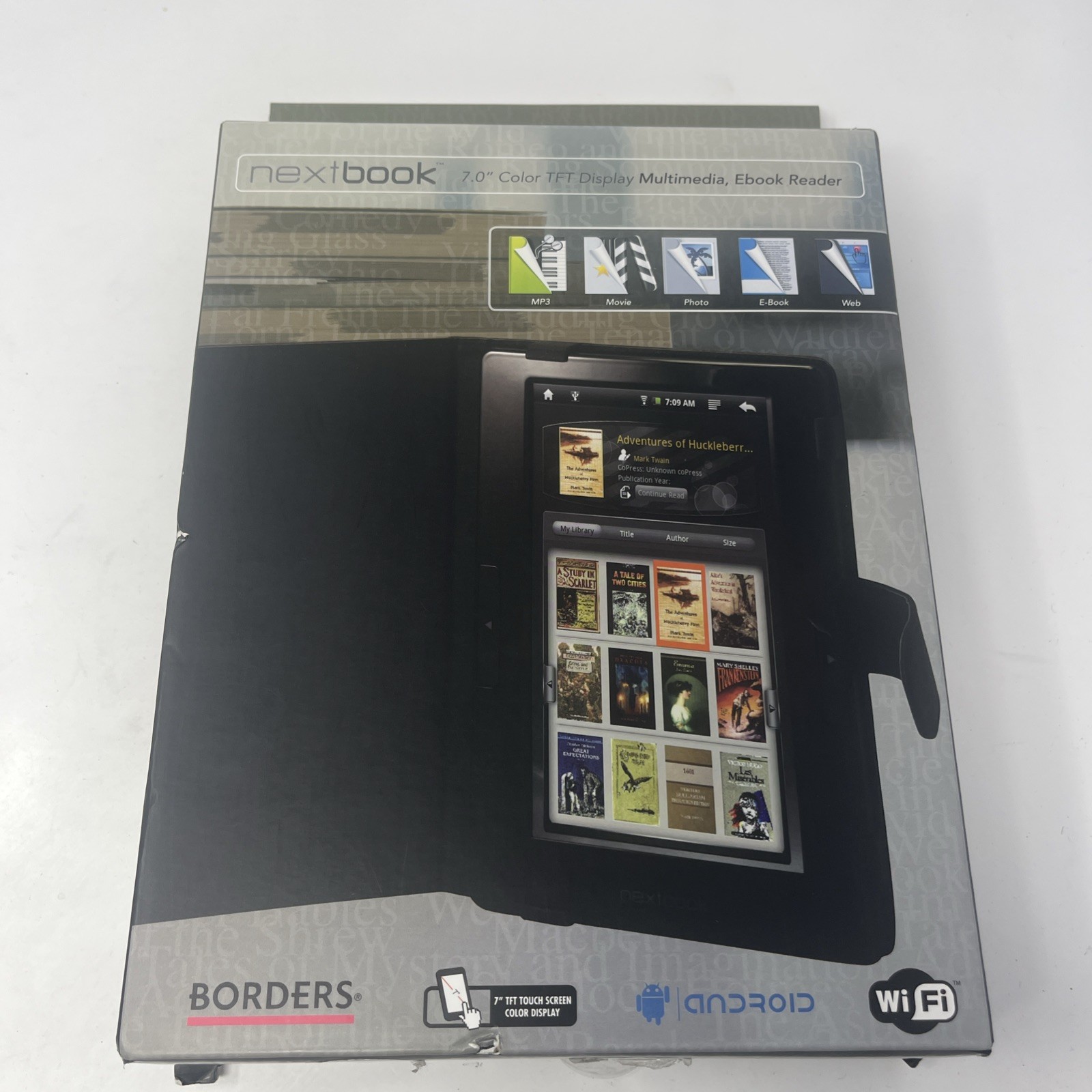 Nextbook Next2 7” Multimedia Ebook Reader New Open Box