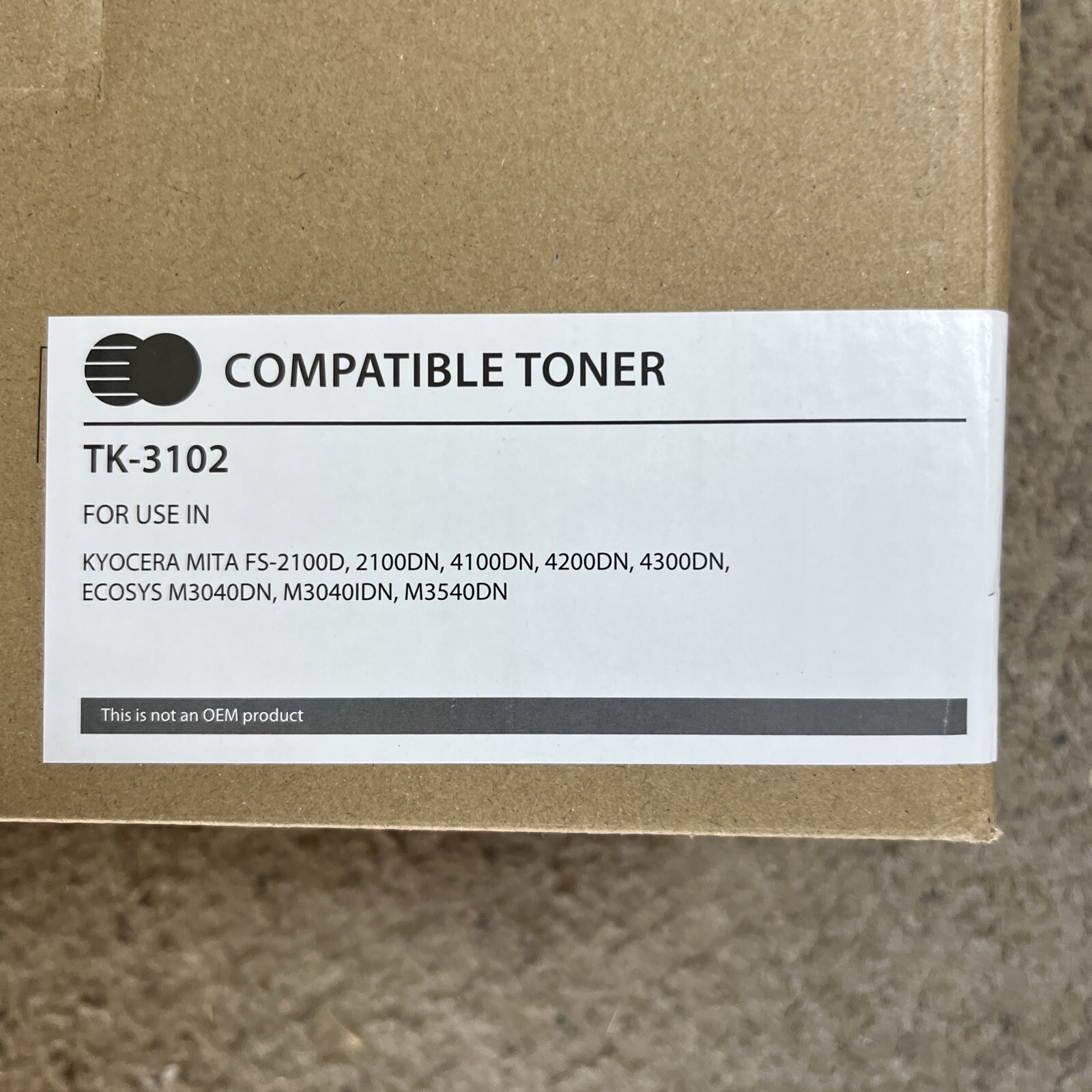 TK3102 TK-3102 Toner Cartridge Replacement for Kyocera TK-3102 1T02MS0US0