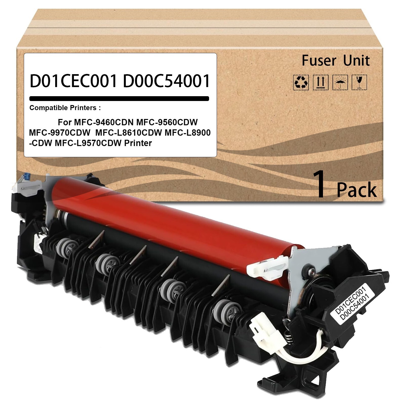 (Open Box) 1 Pack D01CEC001 D00C54001 Fuser Unit Work for Brother MFC-9460CDN