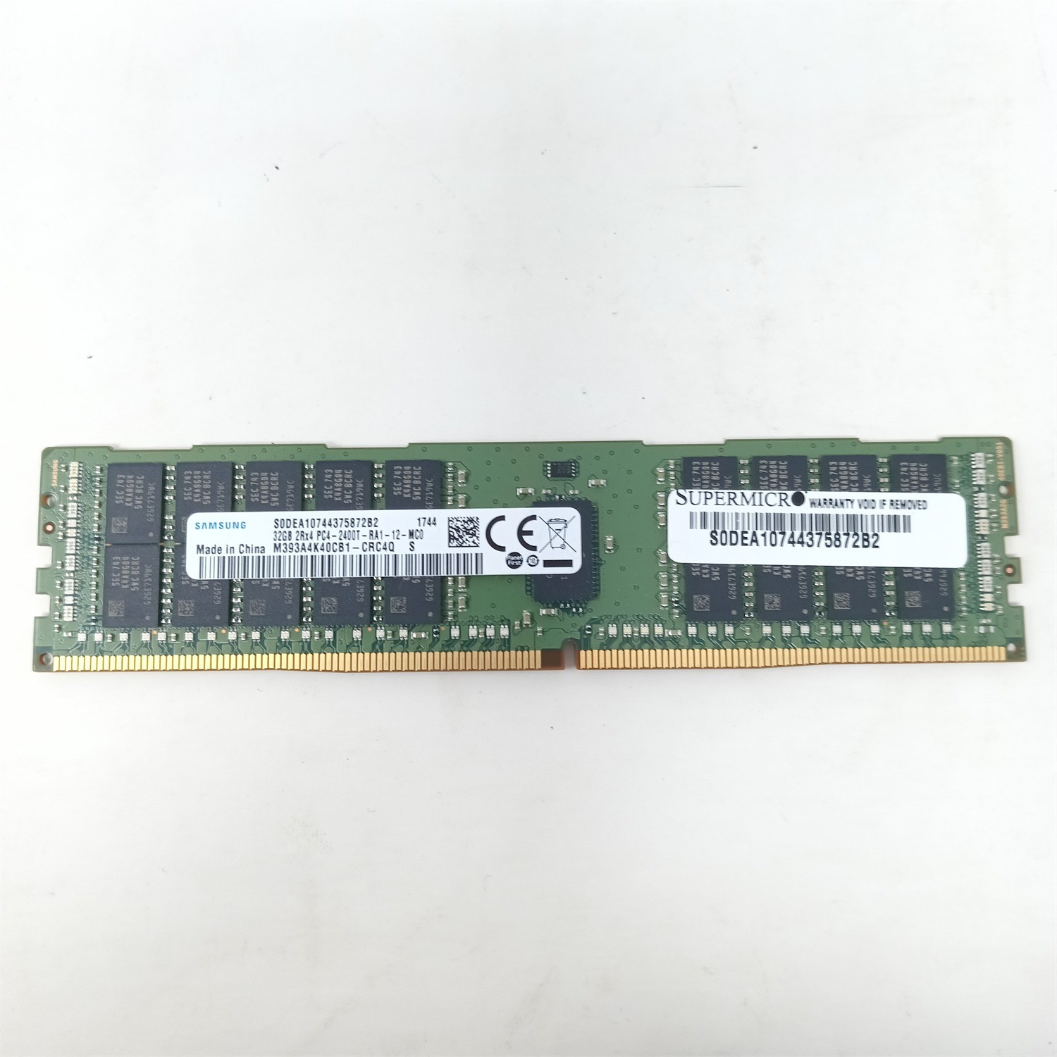32GB 2Rx4 PC4-2400T-RA1-12-MC0 Server RAM M393A4K40CB1-CRC4Q Samsung