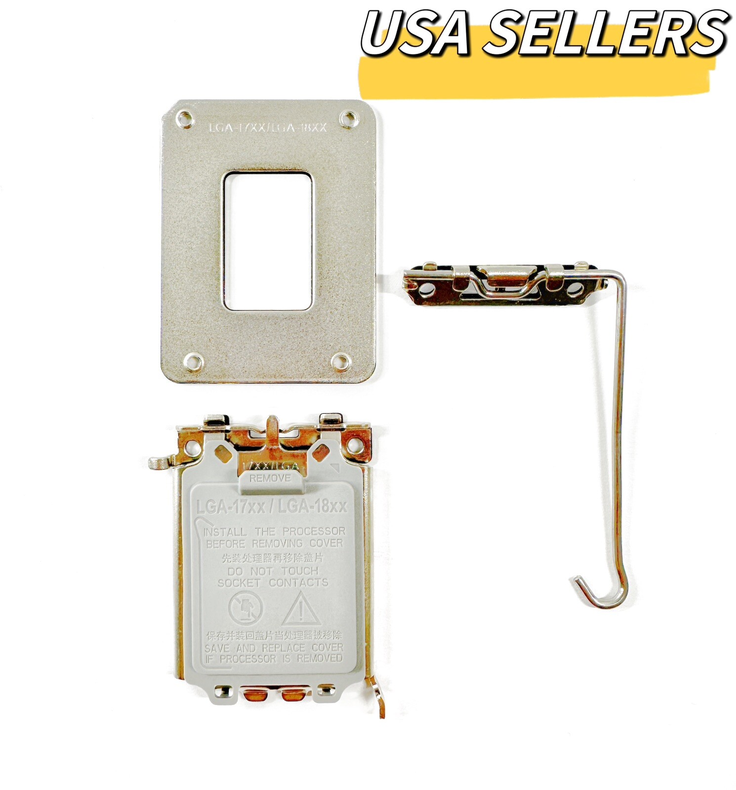 Universal 12th/13th LGA1700 18XXCPU base housing iron bracket backplate w/Screws